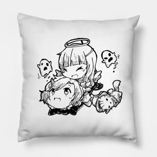 Wayhaught Halloween B&W Pillow