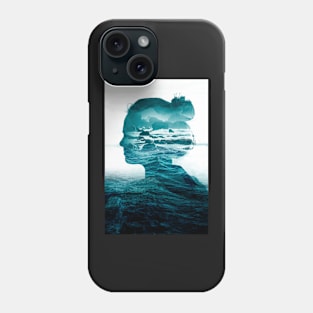 The blue sea inside me Phone Case