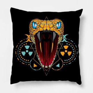 snake head design Pillow