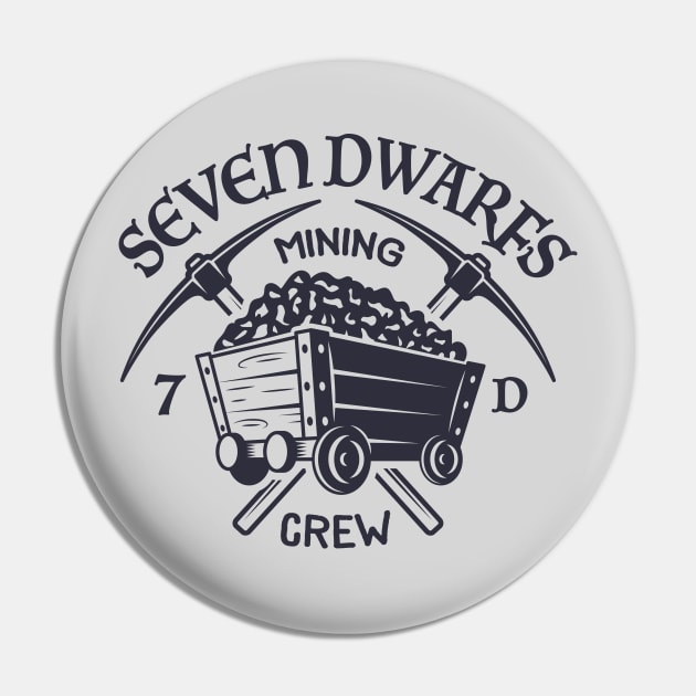 Seven Dwarfs Mining Crew Pin by TheDIS