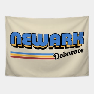 Newark, Delaware / / Retro Style Design Tapestry