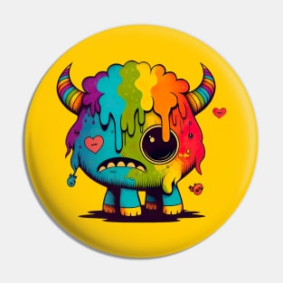 Rainbow Beast, cursed cutie Pin