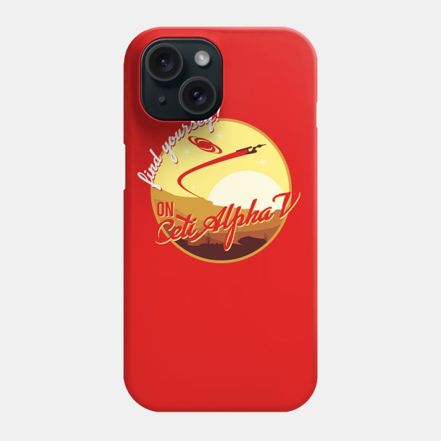 Ceti Alpha V Tourism Phone Case by PopCultureShirts