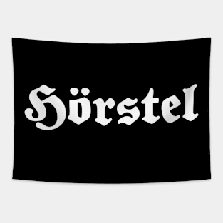 Hörstel written with gothic font Tapestry