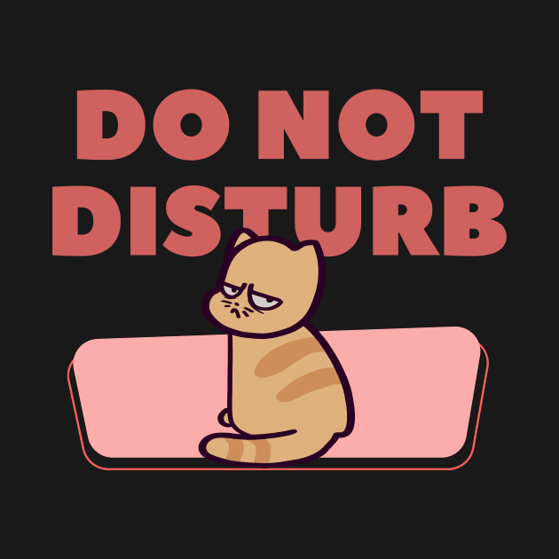 Do Not Disturb Cat by ThumboArtBumbo