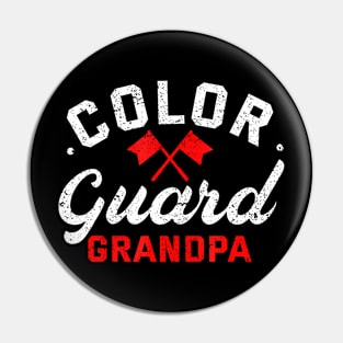 Color Guard Grandpa Dad Father Pin