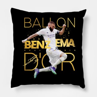 Karim Benzema Ballon d'Or Pillow