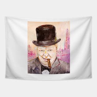 Sir Winston Churchill Tapestry