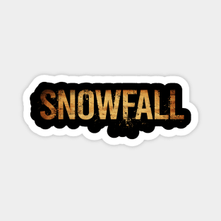 grunge of snow 2021 Magnet