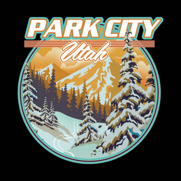 Park City Utah Travel logo by nickemporium1