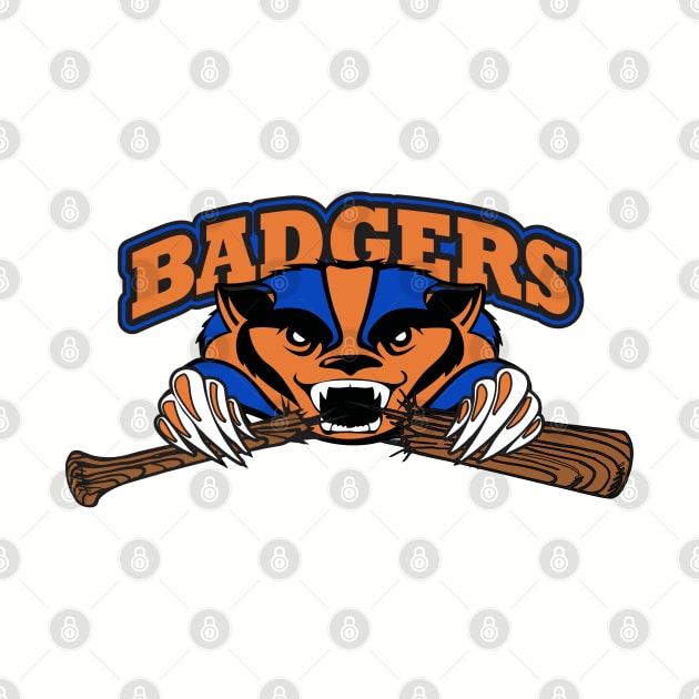 Badgers Baseball by DavesTees