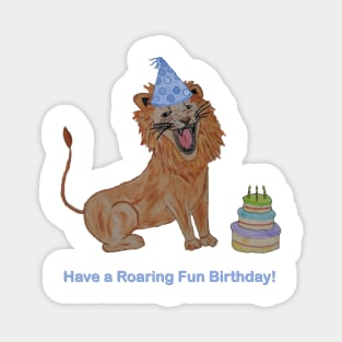 Roaring Fun Birthday Magnet