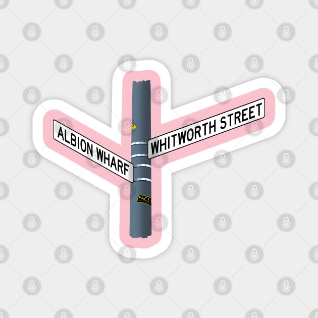 Hacienda Street Sign Magnet by Stupiditee