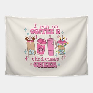 I Run On Coffee & Christmas Cheer Tapestry