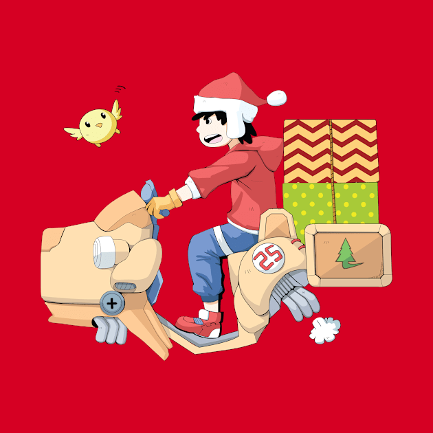 I'm not santa I am a delivery man by GUMITOON