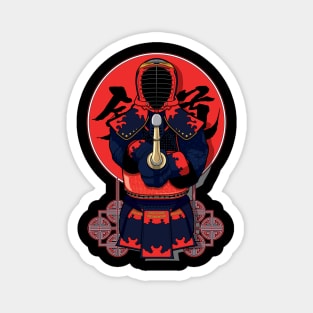 Red Kendo Magnet