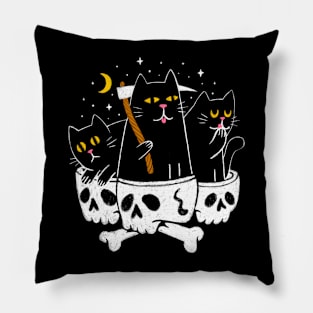 Cat Reaper Pillow