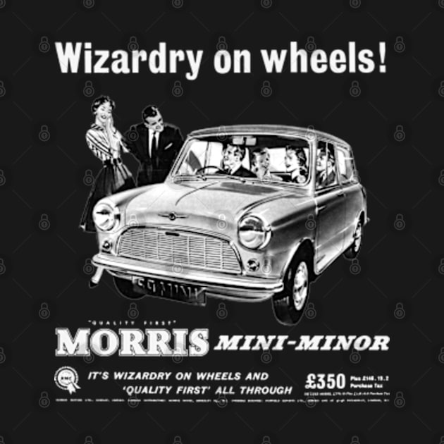 MORRIS MINOR - advert by Throwback Motors