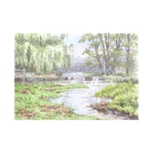 Weir at Athelhampton T-Shirt