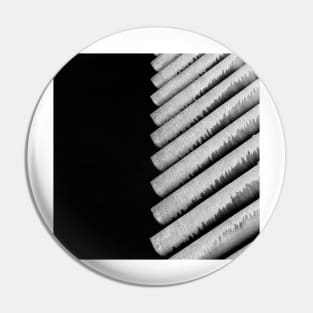 Black and white Barbican Pin