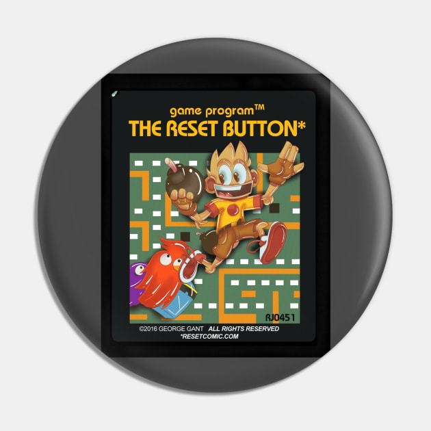 The Reset Button Retro Cartridge #1 Pin by geogant