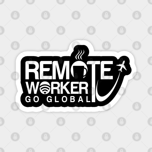 Remote Worker Magnet by The Global Worker