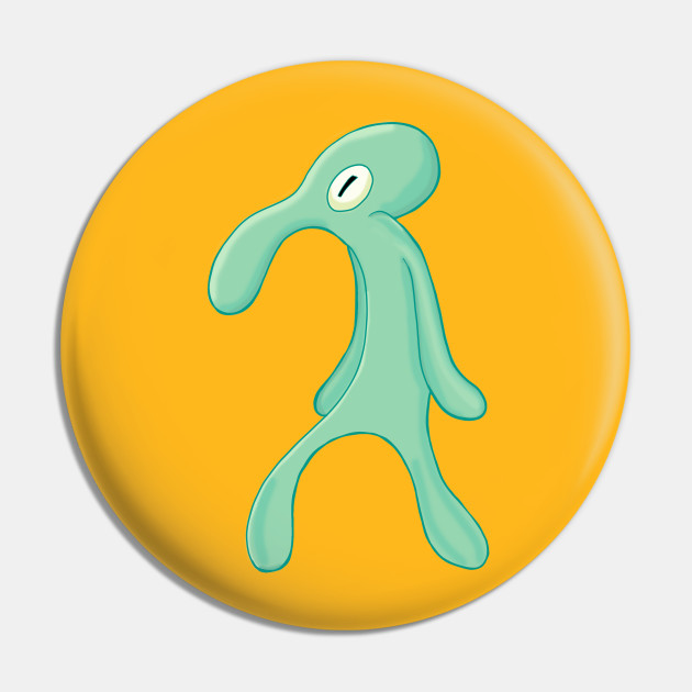 Bold And Brash Spongebob Squarepants Pin Teepublic