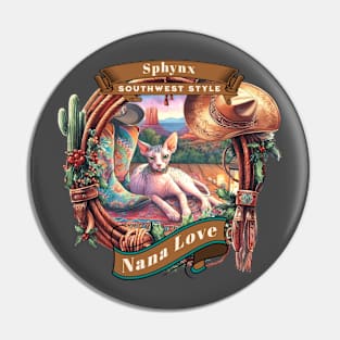 Southwest Sedona Country Cat Nana Love 5BS Pin