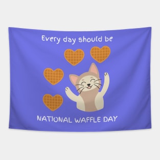 Every day should be 'National Waffle Day'. Tapestry