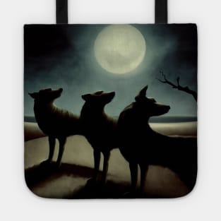 Dogs in the Moonlight Tote