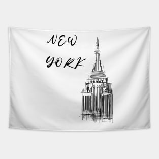 New York - Empire State Building Tapestry