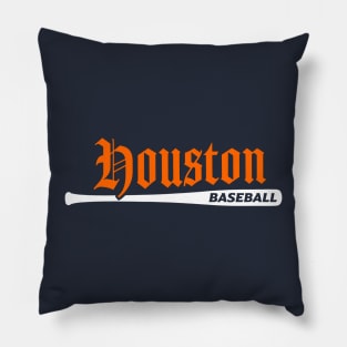 Houston Baseball Pillow