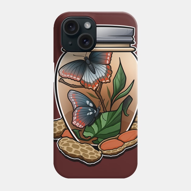 Peanut Butterflies Phone Case by Miss_Bethany_Tattoos