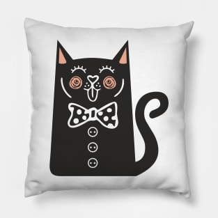 mr cat Pillow