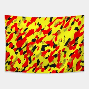 Camouflage - yellow and orange Tapestry