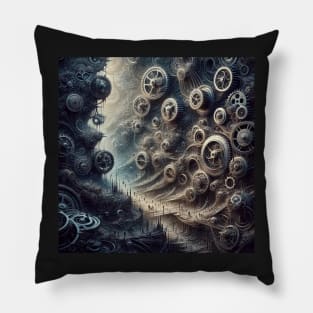 Cogs of madness Pillow