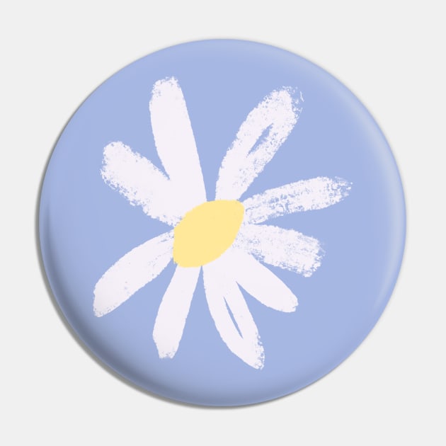 Daisy flower Pin by Nina Nill