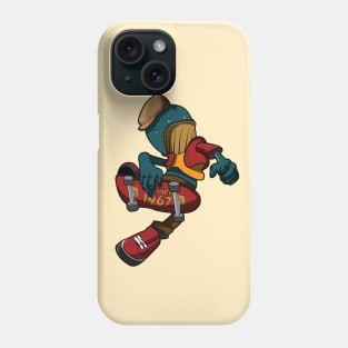 Skateboarding Whales Phone Case