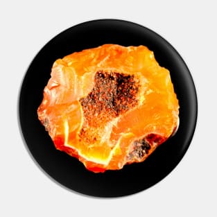 Orange Agate Pin