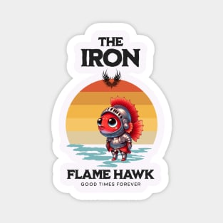 The Iron Flame Hawk Magnet