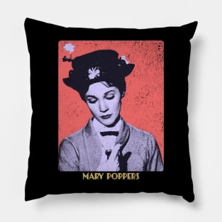 Retro Classic Vintage Marry Poppers Pillow