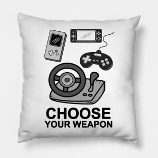 Choose Your Weapon Pillow