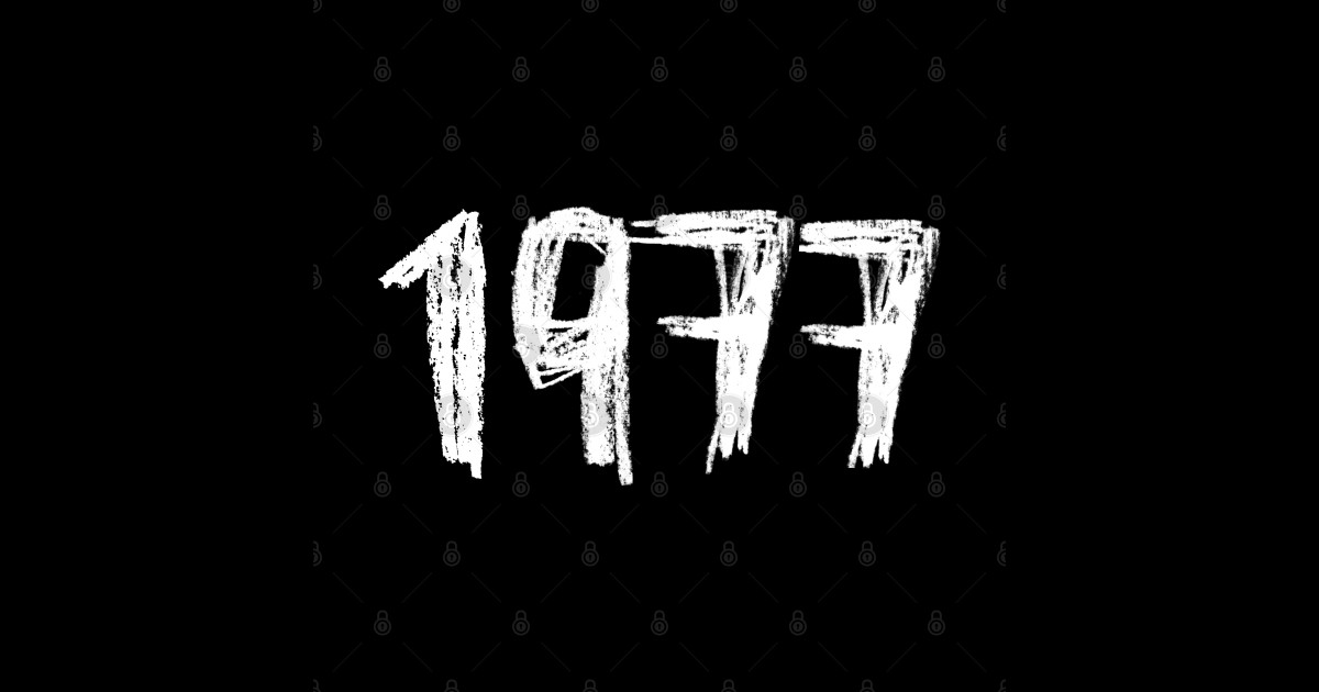 1977 Birthday, Birth Year 1977, Born in 1977 Since 1977 Sticker