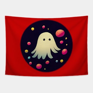 Spooky cute ghost Tapestry