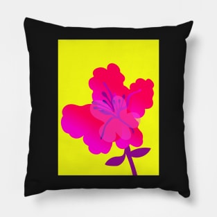 Giant Pink flower 2 Pillow