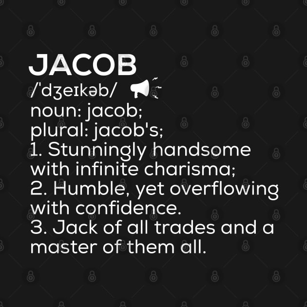 Jacob Name Definition Jacob Meaning Jacob Name Meaning by TeeLogic