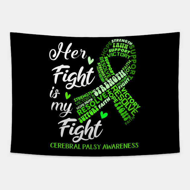 Cerebral Palsy Awareness Her Fight is my Fight Tapestry by ThePassion99