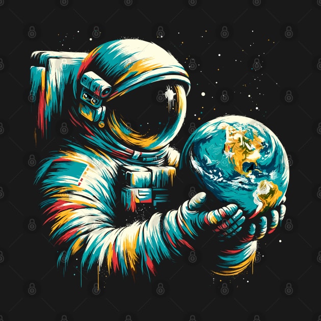 Astronaut Outer Space Science Planet Earth Novelty Space by KsuAnn