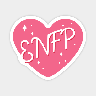 ENFP personality typography Magnet