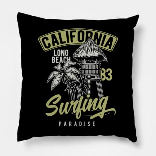California surfing paradise Pillow